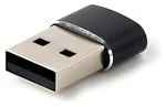 Gembird černá / Adaptér / USB-A (M) - USB-C (F) (A-USB2-AMCF-02)