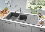 GROHE - Get Dřezová baterie s flexibilním ramenem a sprškou, chrom 30361000