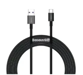Baseus CATYS-A01 Superior series černá / kabel USB-A na USB-C / 66W / 2m (CATYS-A01)