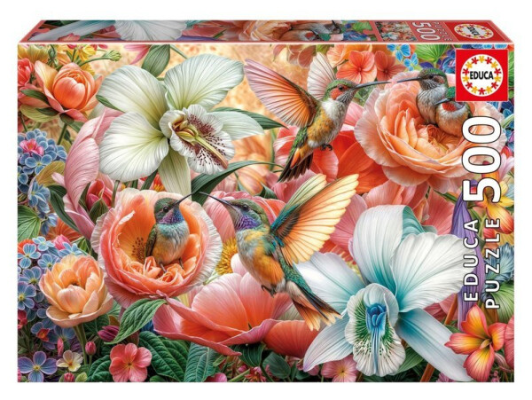 Puzzle Zahrada kolibříků 500 dílků