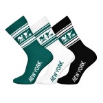 Pánské ponožky New York Jets NFL Team Set Crew (3 páry) Velikost: 39–42