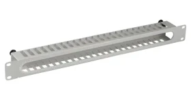 EFB šedá / Vyvazovací panel / 19" / 1U / RAL7035 / s krytem (699999N.1)