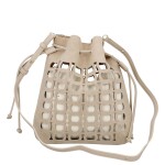 Moderní dámská kabelka Vaka, krémová