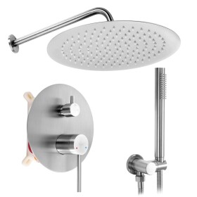 REA - Podomítková sprchová sada Foss Clif Nickel Brush + BOX REA-P5969
