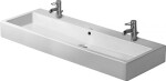 DURAVIT - Vero Dvojumyvadlo 120x47 cm, se 2 otvory pro baterie, alpská bílá 0454120024