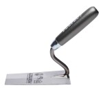 Lžíce zednická lichoběžníková, 140 mm nerez, kalená, dřevěná rukojěť, STALCO PERFECT