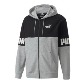 Pánská mikina 849842 04 Šedá s černou - Puma šedá-černá M