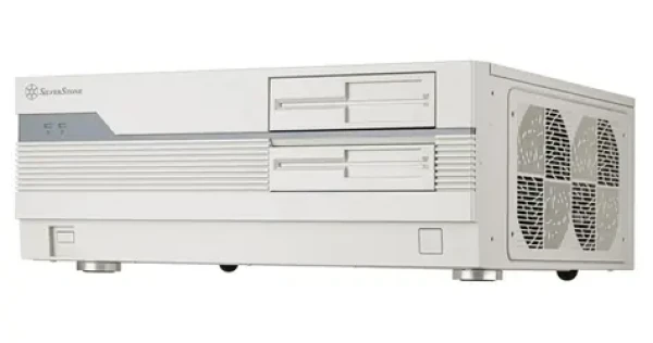 SilverStone SST-FLP01W krémová / PC skříň / HTPC / ATX / Bez zdroje / USB-C (SST-FLP01W)