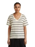Dámské merino triko s krátkým rukávem ICEBREAKER Wmns 150 Tech Lite SS Relax V Neck Tee, Undyed/Midnight Navy/S velikost: XL