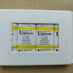 Umton Umton, mistrovské akvarelové barvy, 1/2 pánvička, 2,6 ml, 1 ks Barva Umton: 2660 Permanentní žluť světlá