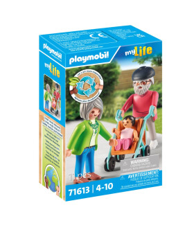 Prarodiče s miminkem - Playmobil