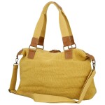 Stylová textilní kabelka na rameno Sofie, žlutá