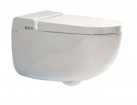 KLUDI - CleanTronic Elektronický bidet s keramikou a dálkovým ovládáním, Rimless, Spiralflush, lesklá bílá 16WCW0143