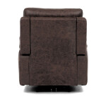 TV a relaxační křeslo s elektrickým ovládáním, potah hnědá látka v dekoru vintage, 1 motor 240V