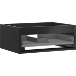 MEXEN - Box-A skříňka pro umyvadlo 60, 1 šuplík, černá mat 91AX0-0600-235-1-71