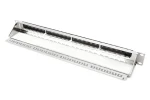 DIGITUS / Patch panel / 19" / 24 portů / stíněný / neosazený / 1U (DN-91411-G)