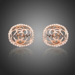 Náušnice Swarovski Elements Giannina, Zlatá