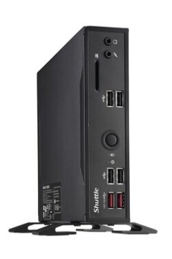 Shuttle XPC slim DS20U5V2 černá / Intel Core i5-10210U 1.6 GHz / 2xDDR4 / 1xSATA / 1x M.2 / 2xLAN / Intel UHD / Bez OS (DS20U5V2)