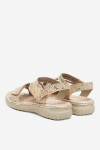 Sandály Rieker 60464-90 Přírodní kůže (useň) - Semiš