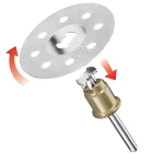 Dremel EZ SpeedClic SC545 / Diamantový řezný kotouč / 38 mm / hloubka řezu 11 mm / 20000 ot./min (2615S545JB)