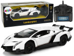 Mamido Sportovní auto na dálkové ovládání RC Lamborghini Veneno 1:24 bílé