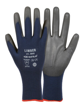 Rukavice Cofra Limber Barva: Modrá;Šedá, Velikost rukavic: 7 G043_D100_Z07