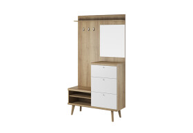 FRONTI Předsíň PRIMO PG110 - dub riviera + bílá