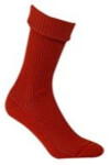 Vzorované ponožky AKRYL/VLNA W.957 TERRACOTTA UNI
