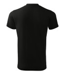 Heavy V-neck tričko unisex černá 3XL