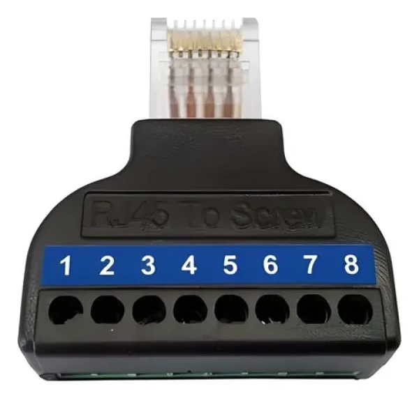 Wantec Splitter 2wIP černá / Rozbočovač / pro 4 vedení / kompatibilní s 5627 (5629)