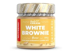 NUTREND DENUTS CREAM White brownie 250 g - Nutrend Denuts Cream jemný ořechový krém 250 g white brownie
