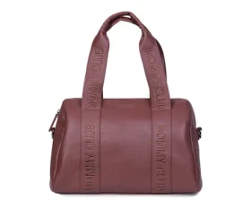 Childhome Přebalovací taška Mommy Club Signature Vegan Leather Dark Brown (CWMCSLDB)