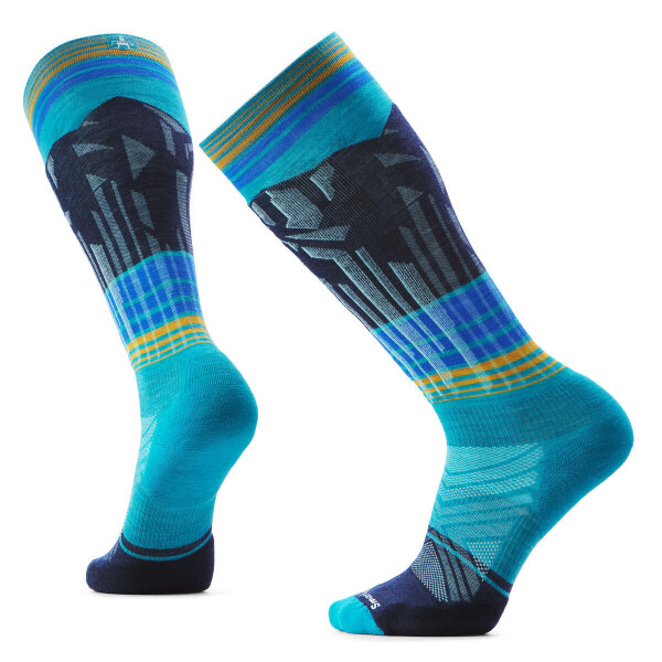 SMARTWOOL Ski Targeted Cushion Summit Shot OTC Soc, Capri (vzorek) velikost: L