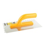 Hladítko nerez, zub 10 x10 mm, 280 x 130 mm, plastová rukojeť, ENPRO