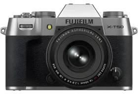 Fujifilm X-T50 + XF16-50mm stříbrný / Digitální fotoaparát / X-Trans CMOS 5 HR / Wi-Fi / Bluetooth (16828569)