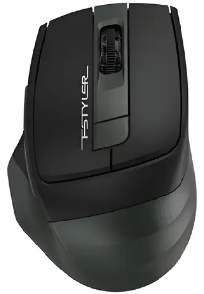 A4tech FStyler FB35 černá / Bezdrátová kancelářská optická myš / 2000 DPI / Bluetooth / 2.4 GHz / 6 tlačítek (A4TMYS46716)