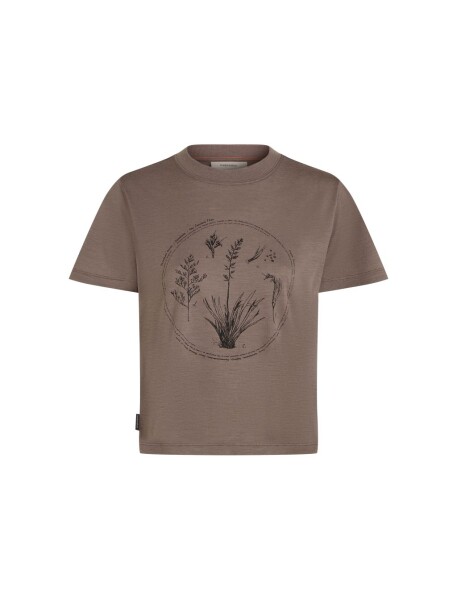 ICEBREAKER Wmns Mer 150 Tech Lite SS Crop T Seed Stor, Porcini velikost: S