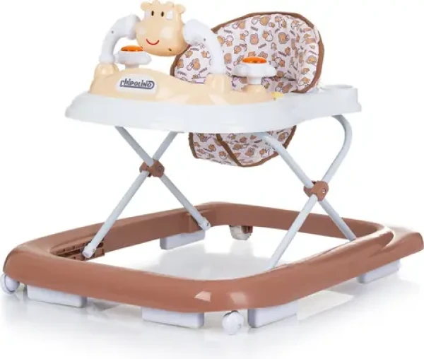 CHIPOLINO Chodítko interaktivní Little Cow Mocca / pro děti do 12kg (PRLC02303MO)