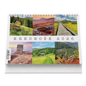 Stolní kalendář Krkonoše 2026