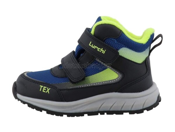 Dětské celoroční boty Lurchi 95L0083009 navy-lime Velikost: 34