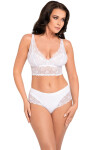 Dámské kalhotky 194 white - BABELL Bílá S