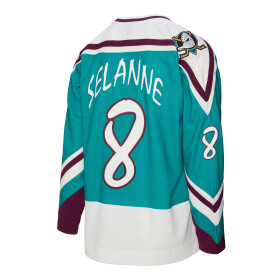 Mitchell & Ness Pánský dres Teemu Selanne Anaheim Ducks 1995 NHL Alternate Jersey Velikost: XL