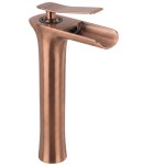 REA - Umyvadlová baterie Laguna Brush Copper vysoká REA-B8121