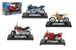 Motorka Welly kov 11cm 1:18 mix druhů v krabičce
