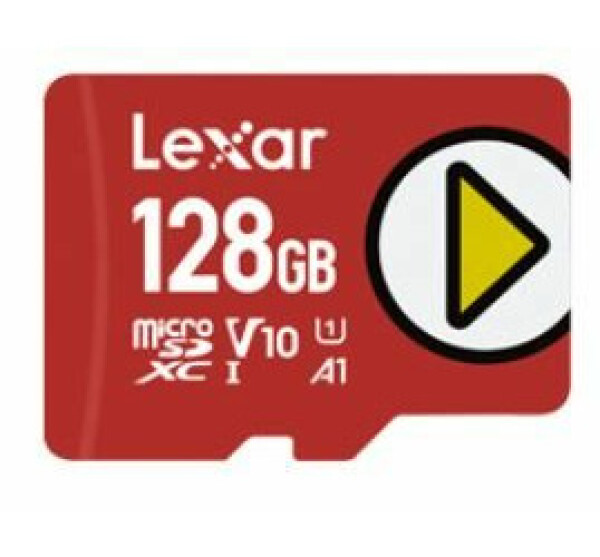 Lexar PLAY microSDXC 128GB / čtení: 150MBs / UHS-I U1 / A1 / Class 10 (LMSPLAY128G-BNNNG)