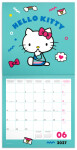 Nástěnný kalendář poznámkový 2027 Notique Hello Kitty, 30 x 30 cm