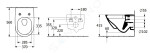VILLEROY & BOCH - Subway 3.0 Závěsné WC, TwistFlush, alpská bílá 4670T001