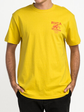 RVCA RVCA WRECKING HARVEST GOLD pánské tričko krátkým rukávem