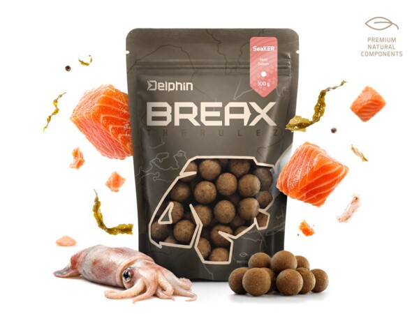 Delphin Boilies BreaX / SeaKER 300g - 16mm,Delphin Boilies BreaX / SeaKER 300g - 16mm