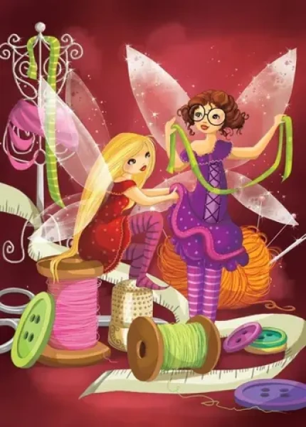 BLUEBIRD Puzzle Šicí víly